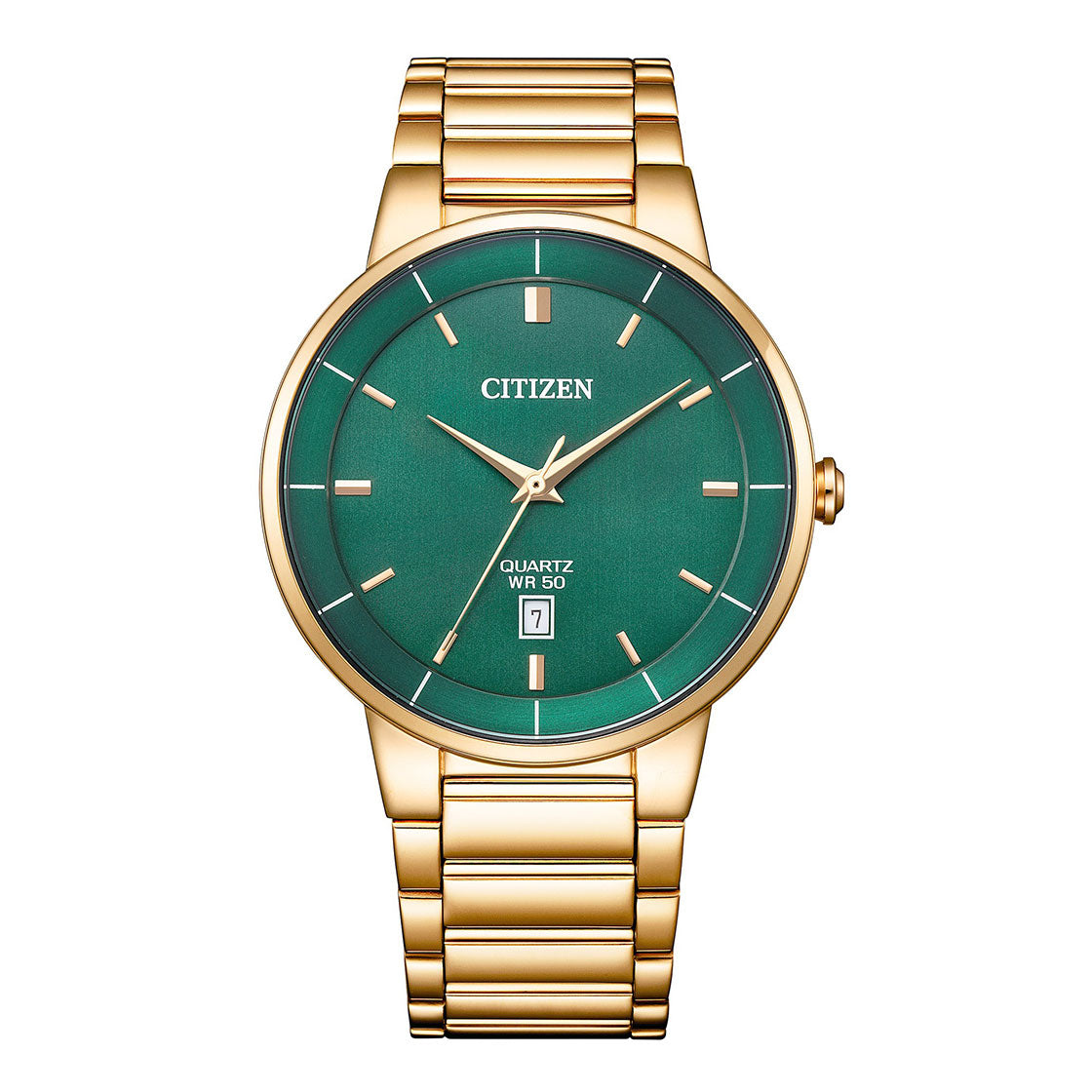 Citizen Quartz Gents Watch Green Dial BI512352X Metro Time