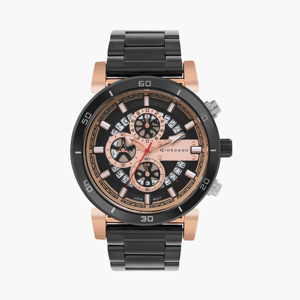 GIORDANO Men Dual-Tone Chronograph Watch with Metal Strap - GD-50013-22
