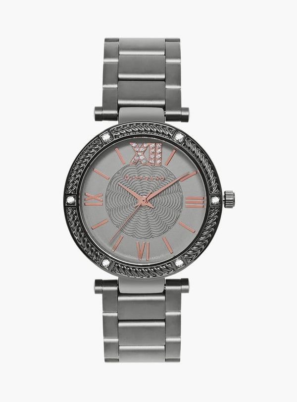 GIORDANO Women Embellished Analog Watch with Metal Strap - GZ-60064-11