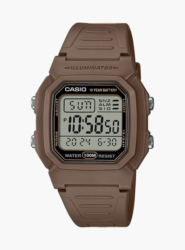 Casio Youth Digital Black Dial Unisex W-800H-5AVDF (D334)