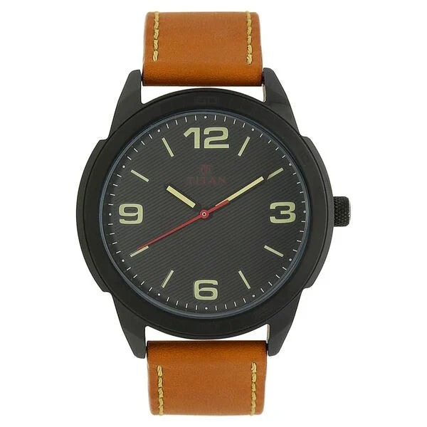 Purple Analog Watch for Men NT1585NL02