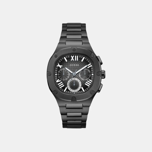 Men's Black Chronograph Multifunction Stainless Steel Watch GW0572G3