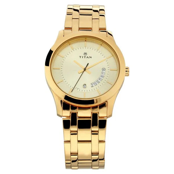 Analogue Watch with Stainless Steel Strap NT1823YM01