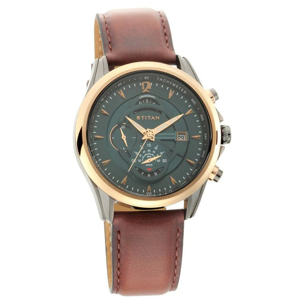 Titan Men's Maritime Pro Lateen Sail Chronograph Watch Men's Watch  NT1830KL02