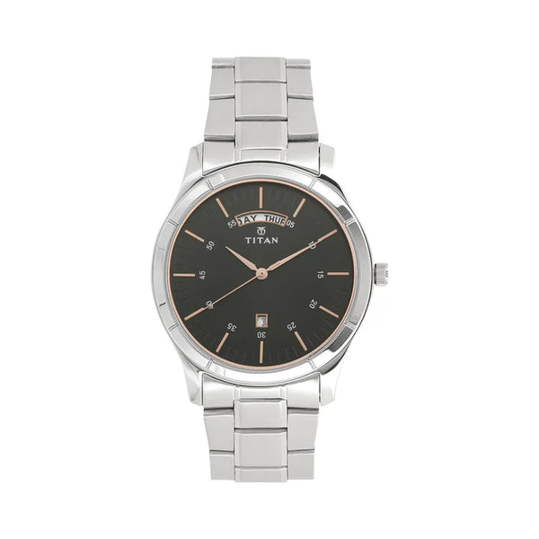 Neo Analog Black Dial Men's Watch NT1767SM02
