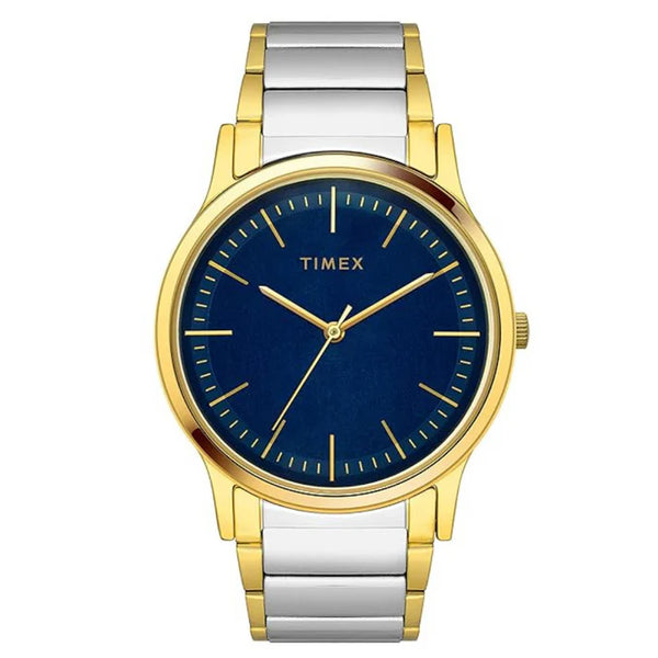 Men Blue Round Analog Dial Watch- TW000R449