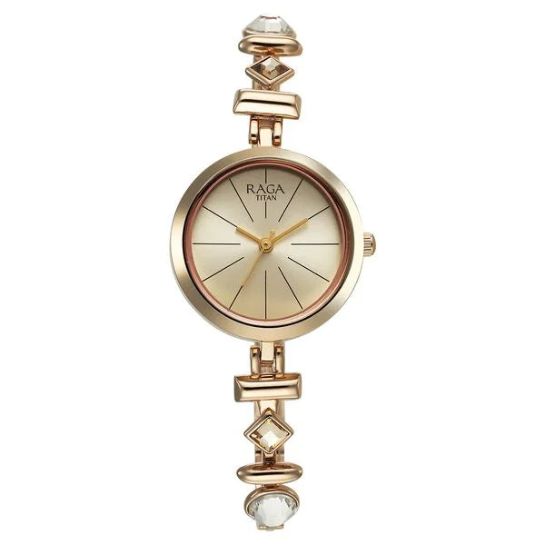 TITAN Raga Viva Women Embellished Analog Watch - 2606WM12