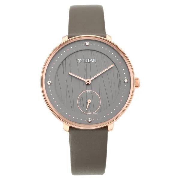 Workwear Women Multifunction Watch with Leather Strap - NS2651WL01