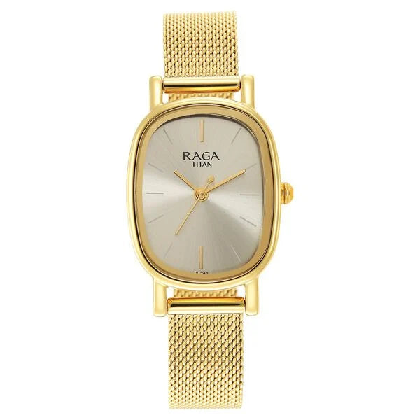 Raga Women Analog Watch with Stainless Steel Strap - NT2665YM01