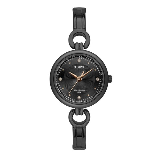 Women's Black Analog Stainless Steel Watch TWEL11426