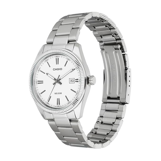 Casio Enticer Men MTP-1302D-7A1VDF Analog White Dial Men