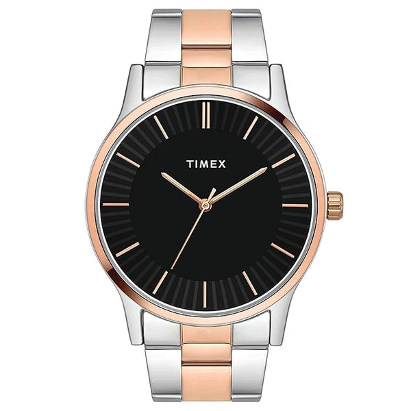 Men Black Analog Stainless Steel Watch TW0TG8305