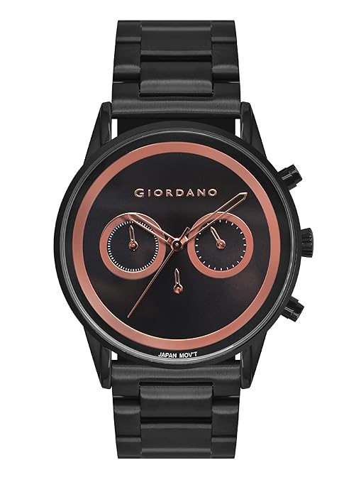 Rosegold Dial Metal Analog Watch For Men - GZ-50087-33