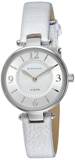 Giordano Analog Silver Dial Women's Watch-2796-01