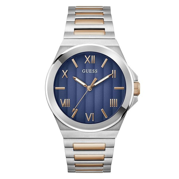 Guess Vinyl Men Blue Dial Quartz Analog Watch GW0789G4