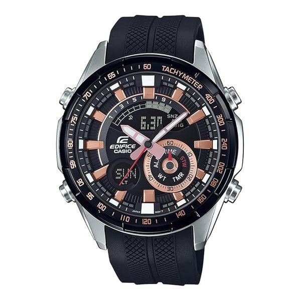 Casio Edifice Analog-Digital Black Dial Men's Watch - ERA-600PB-1AVUDF(EX421)