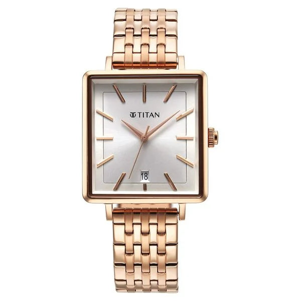 Titan Minimalists Analog Watch for Women 94205WM02