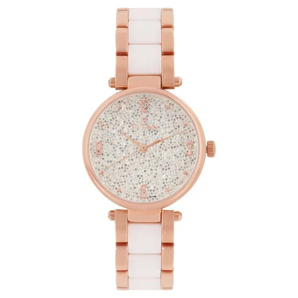 Titan Ceramics White Dial Analog Stainless Steel and Ceramic Strap watch for Women NQ95061WD02