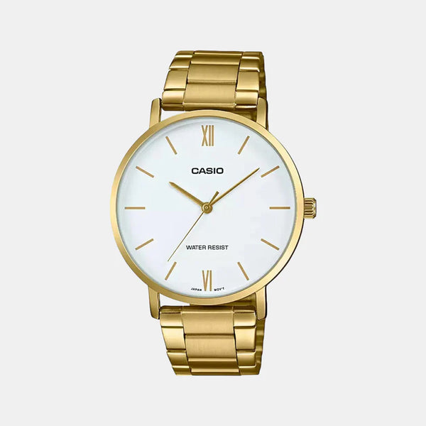 Enticer Men's Analog Stainless Steel Watch A1780 - MTP-VT01G-7BUDF