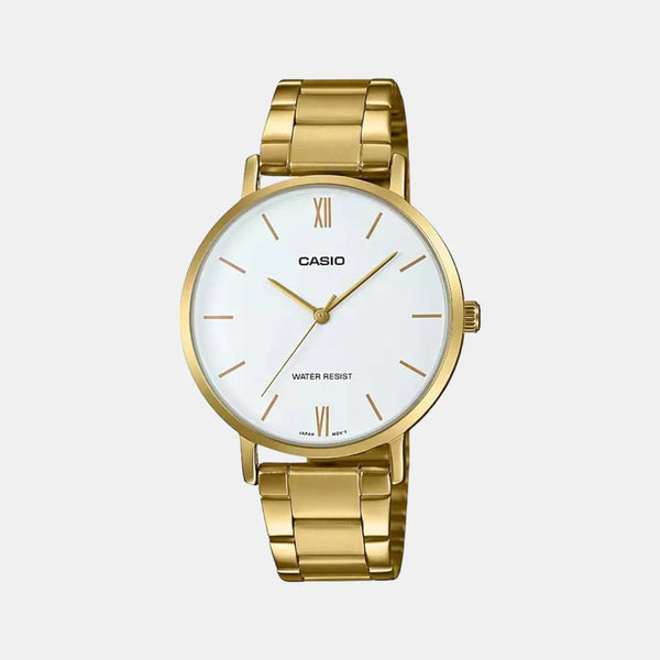 Enticer Women's Analog Stainless Steel Watch A1784 - LTP-VT01G-7BUDF