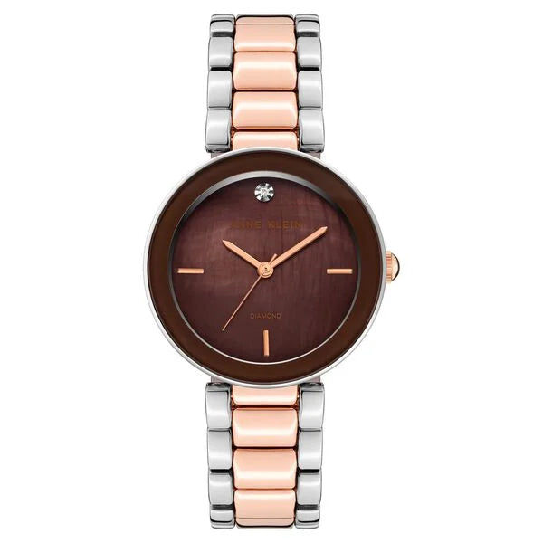 ANNE KLEIN NDAK1363BNRT Diamond Watch For Women