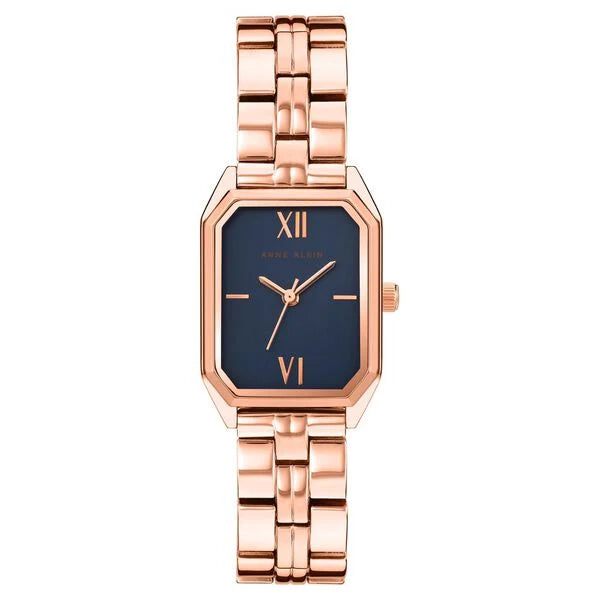 Anne Klein Rose Goldtone Bracelet Women's Watch AK3774NVRG
