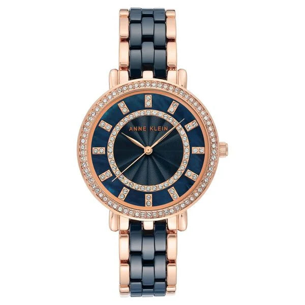 Anne Klein NCAK3810DBRG Analog Watch For Women