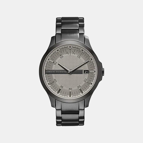 Men's Grey Analog Stainless Steel Watch AX2194
