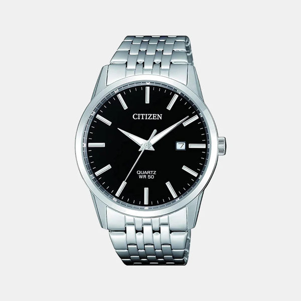 Men's Black Analog Stainless Steel Watch BI5000-87E