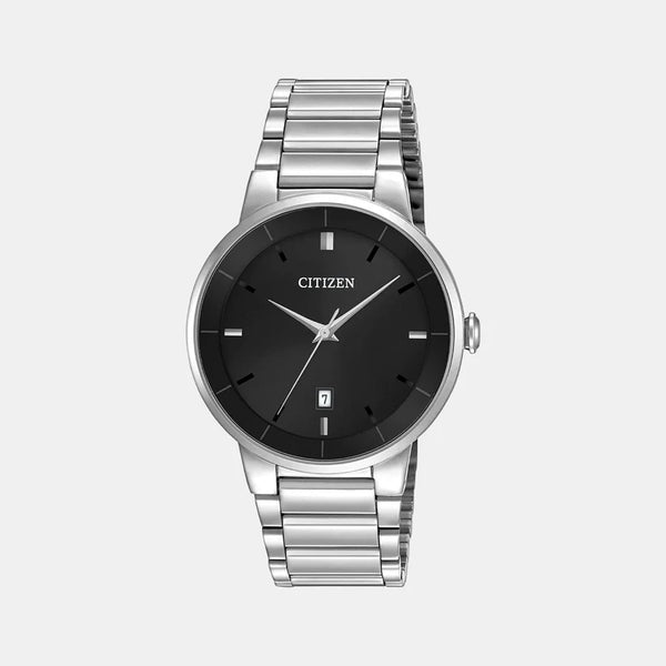 Men's Black Analog Stainless Steel Watch BI5010-59E