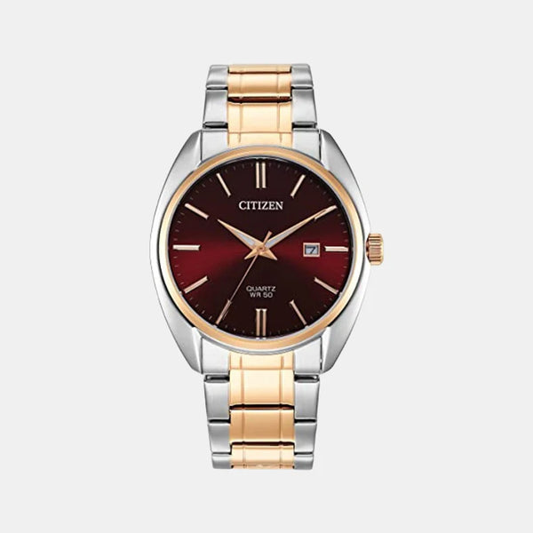 Hyperion Men's Red Analog Stainless Steel Watch BI5104-57X