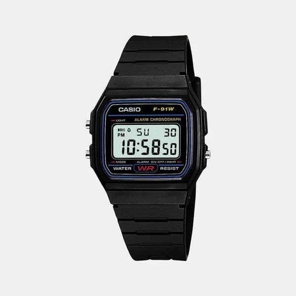 Youth Unisex Digital Resin Watch D002 - F-91W-1HDG