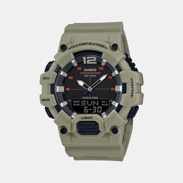 Youth Men's Green Digital Resin Watch D179 - HDC-700-3A3VDF