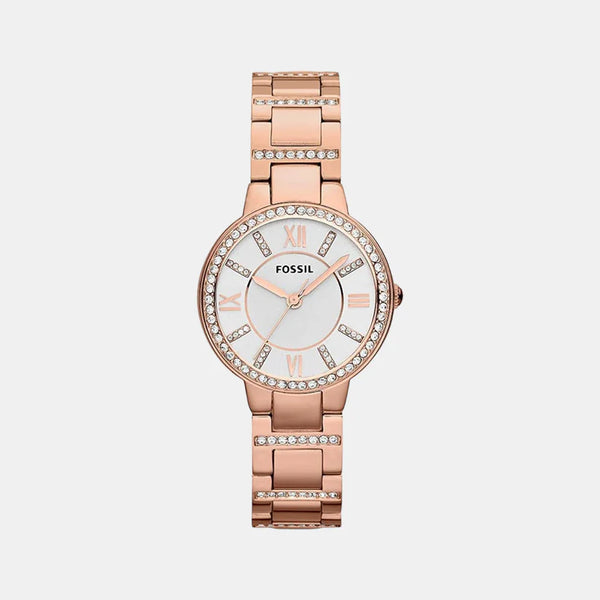 Women's Silver Analog Stainless Steel Watch ES3284
