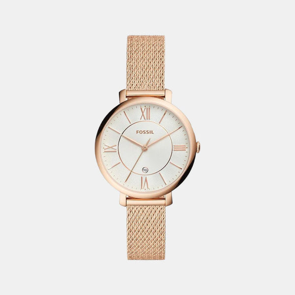 Women's Silver Analog Stainless Steel Watch ES4352