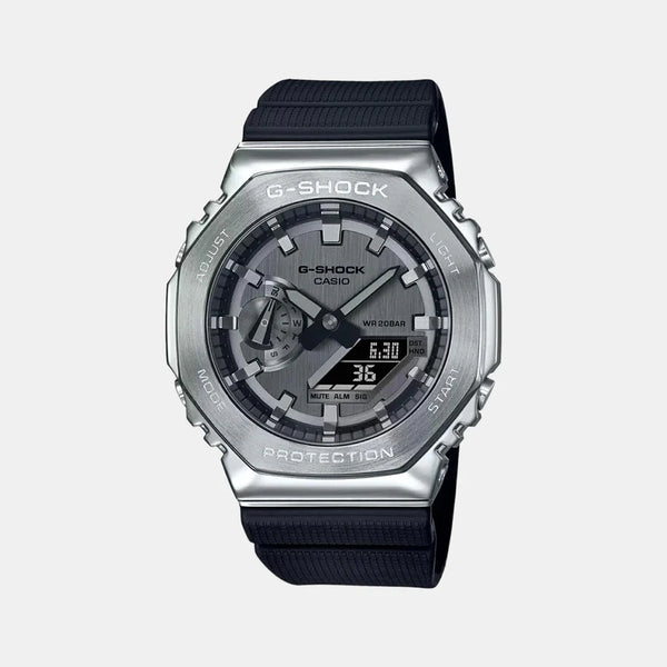CASIO MENS 40-49 MM G-SHOCK BLACK DIAL RESIN ANALOGUE-DIGITAL WATCH - G1159