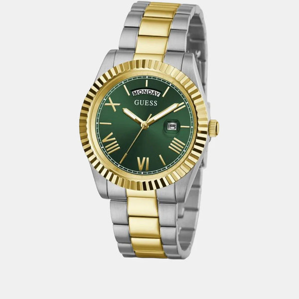 Men's Green Analog Stainless Steel Watch GW0265G8