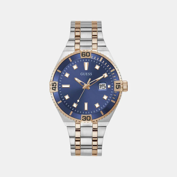 Men Blue Analog Stainless Steel Watch GW0330G3
