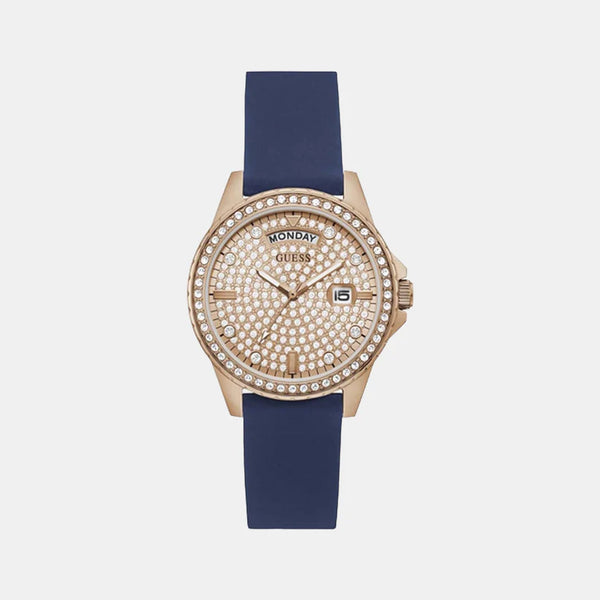 Women Analog Silicon Watch GW0358L1