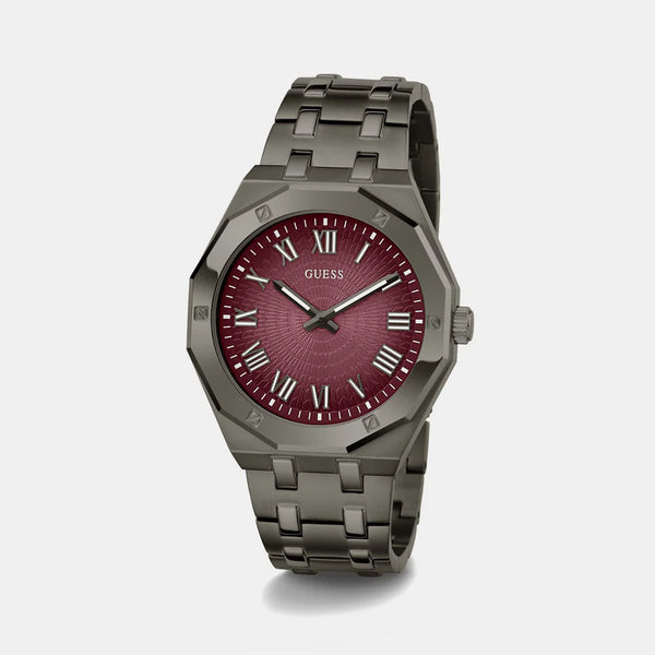 Men's Purple Analog Stainless Steel Watch GW0575G5
