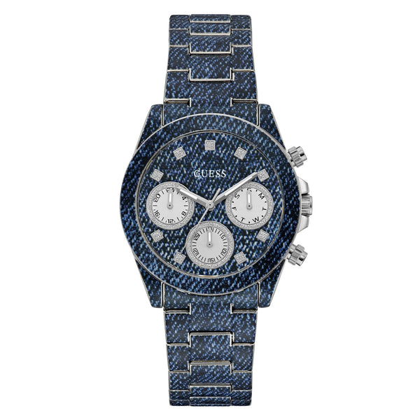Guess Indigo Women Blue Dial Quartz Analog Watch GW0750L1