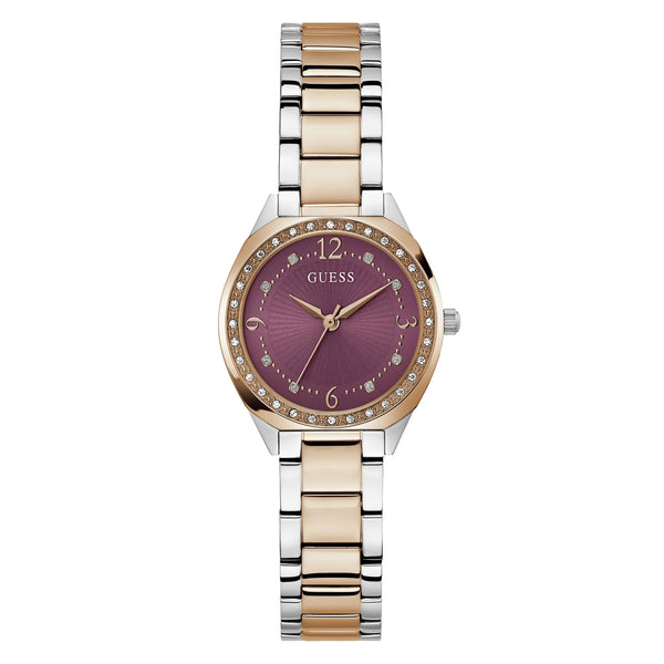 Guess Charlotte Women Purple Dial Quartz Analog Watch GW0767L5