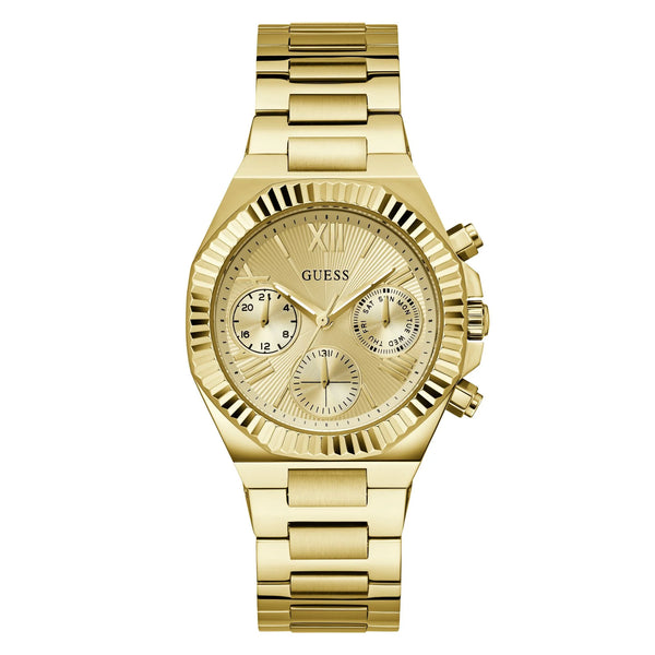 Guess Equality Women Gold Dial Quartz Analog Watch GW0769L2