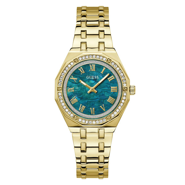 Guess Desire Women Green Dial Quartz Analog Watch - GW0770L2