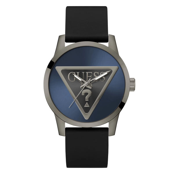 GUESS Mens Black Gunmetal Analog Watch GW0781G5