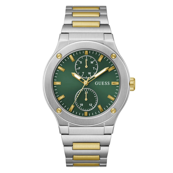 Guess Jet Men Green Dial Quartz Analog Watch GW0795G1