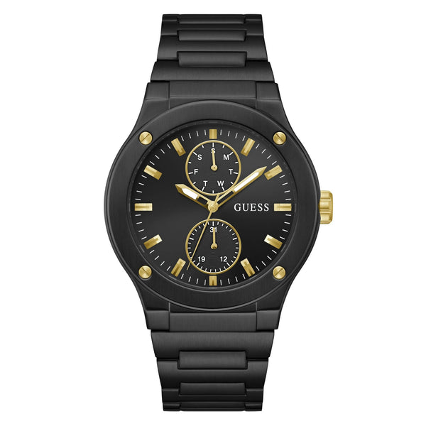 Guess Jet Men Black Dial Quartz Analog Watch - GW0795G3