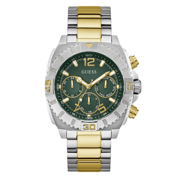Guess Traction Men Green Dial Quartz Analog Watch GW0800G1