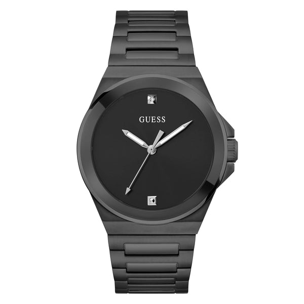 Guess Vinyl Men Black Dial Quartz Analog Watch GW0833G2