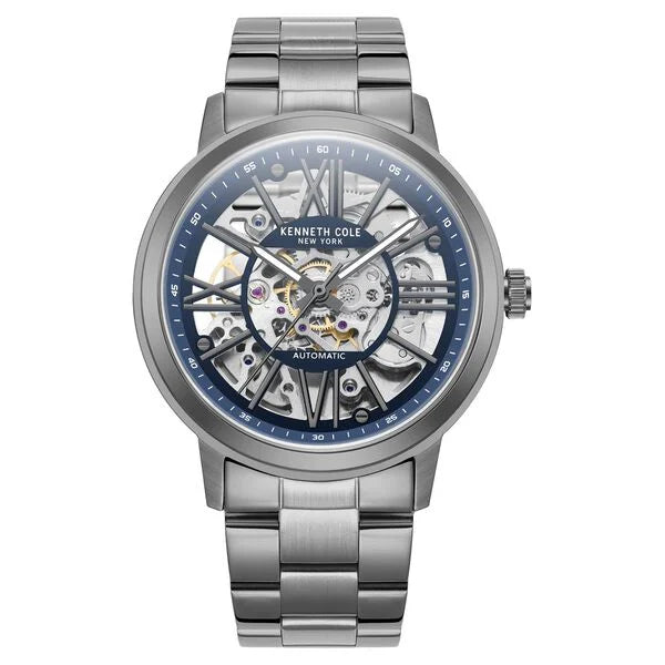 Kenneth Cole Blue Dial Automatic Watch for Men KCWGY2233203MN